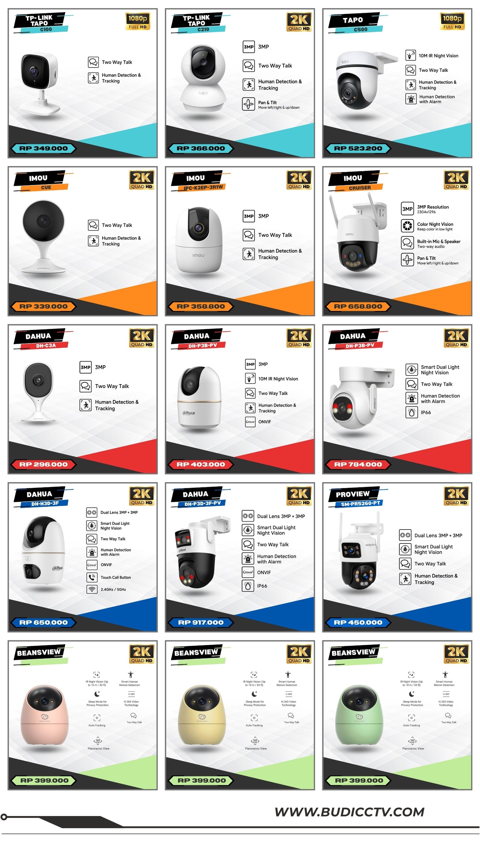 Harga 6 - Budi CCTV
