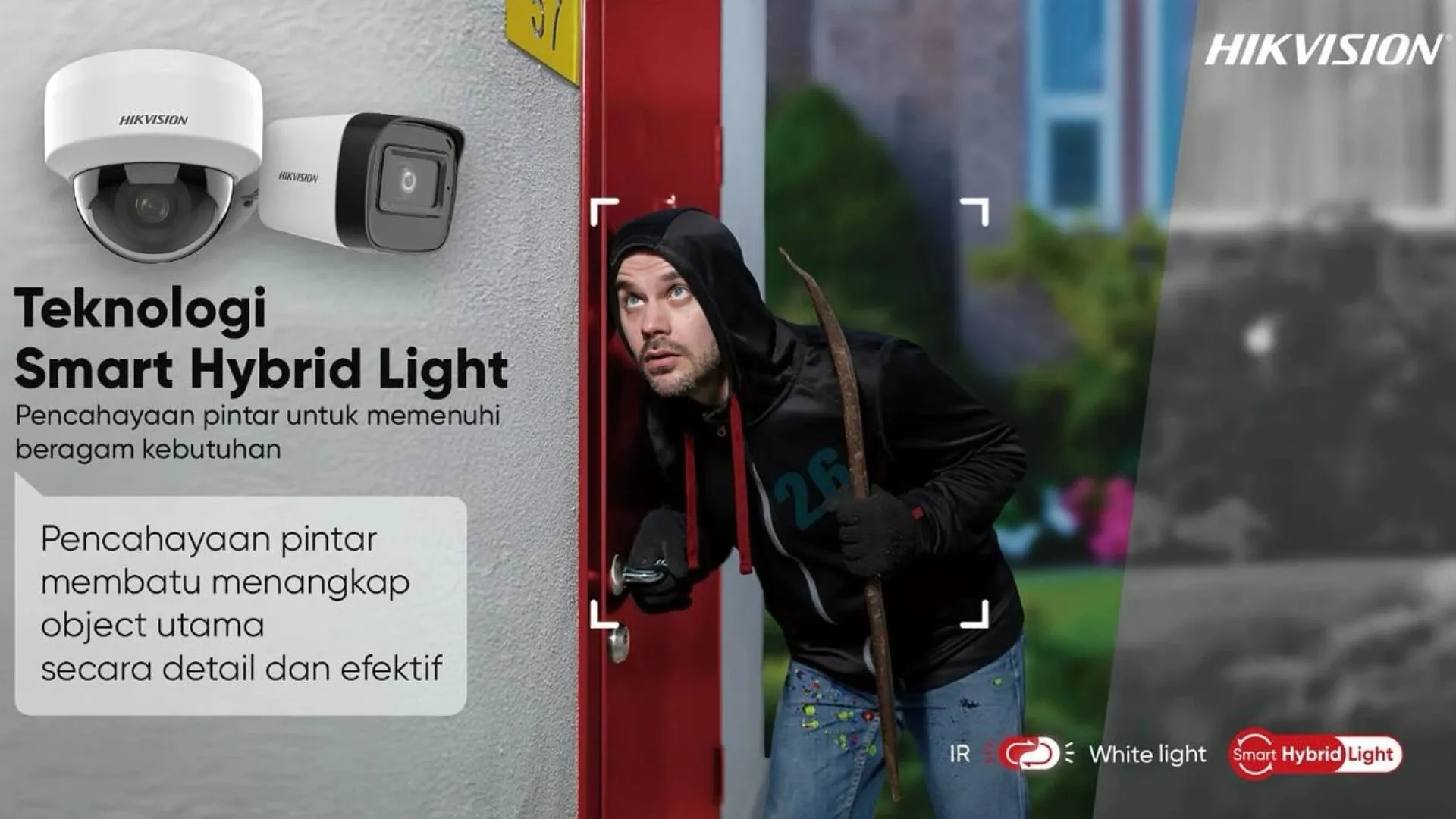 Pasang CCTV di Tegal - HIkvision Smart Dual Light